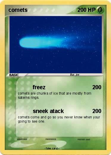 Pokemon comets