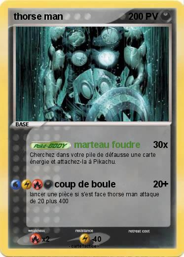 Pokemon thorse man