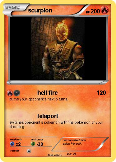 Pokemon scurpion