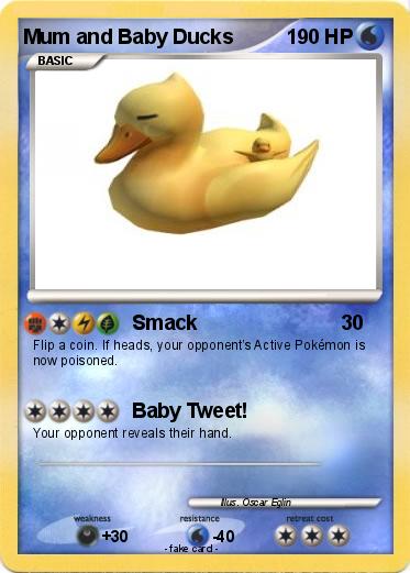 Pokemon Mum and Baby Ducks