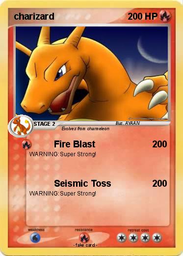 Pokemon charizard