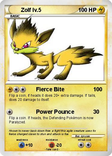 Pokemon Zolf lv.5