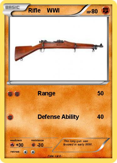 Pokemon Rifle    WWI