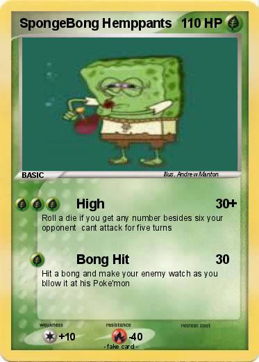 Pokemon SpongeBong Hemppants