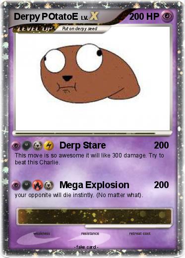 Pokemon Derpy POtatoE