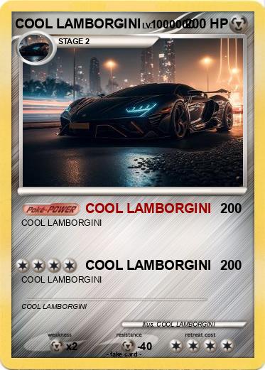 Pokemon COOL LAMBORGINI