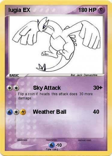 Pokemon lugia EX