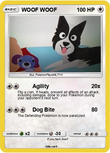 Pokemon WOOF WOOF