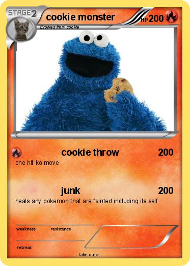 Pokemon cookie monster