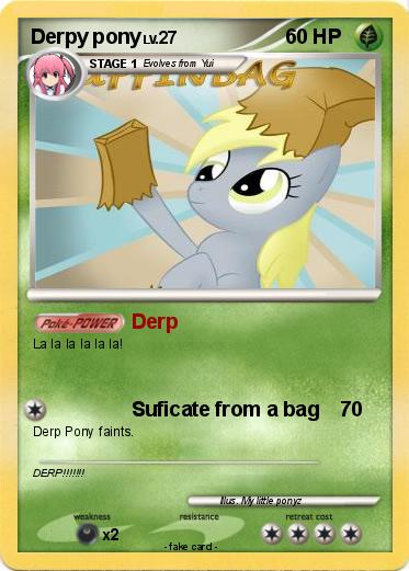 Pokemon Derpy pony
