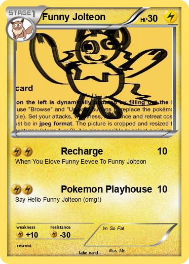 Pokemon Funny Jolteon