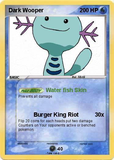 Pokemon Dark Wooper