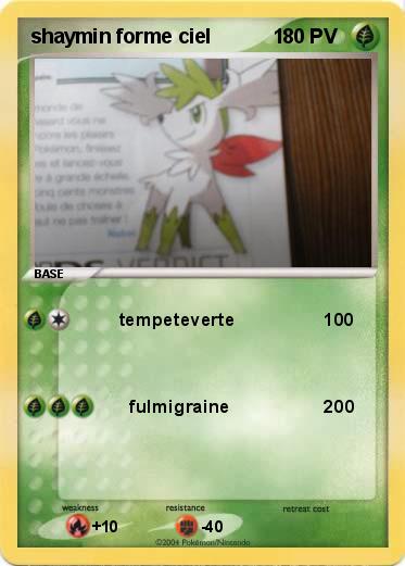 Pokemon shaymin forme ciel           1