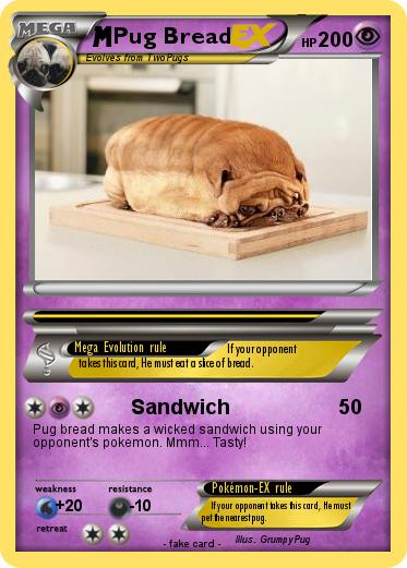 Pokemon Pug Bread