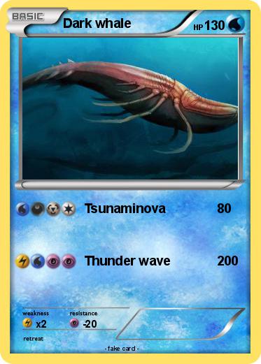 Pokemon Dark whale