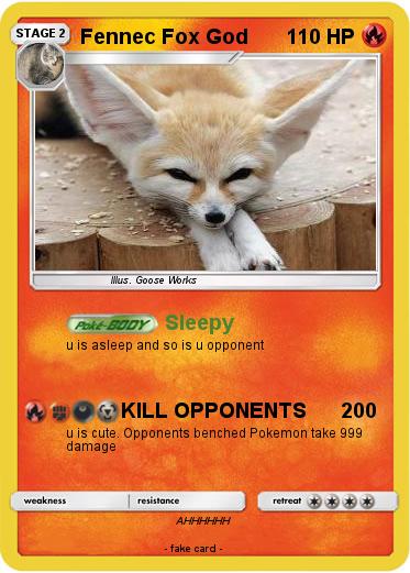 Pokemon Fennec Fox God