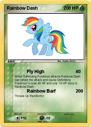 Pokemon Rainbow Dash