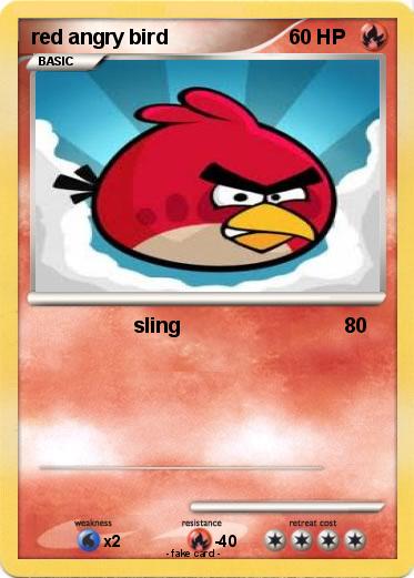 Pokemon red angry bird