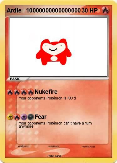 Pokemon Ardie   10000000000000000