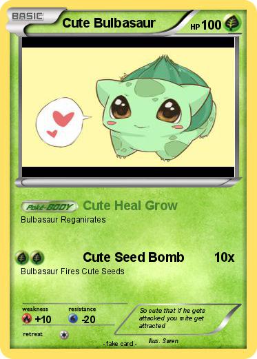 Pokemon Cute Bulbasaur
