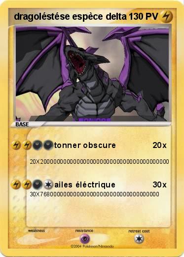 Pokemon dragoléstése espèce delta