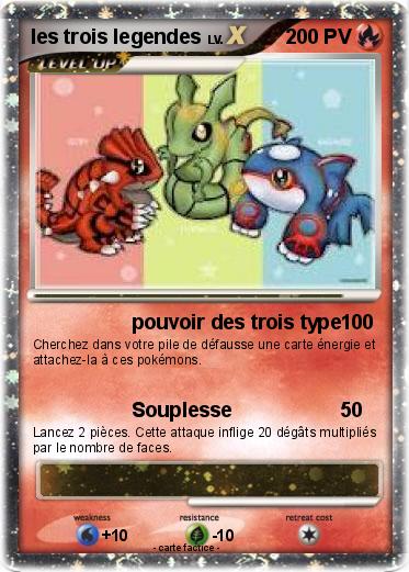 Pokemon les trois legendes
