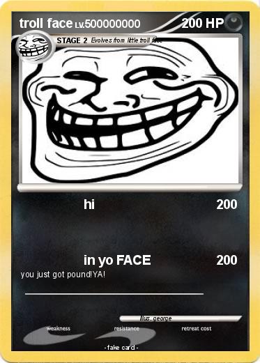 Pokemon troll face