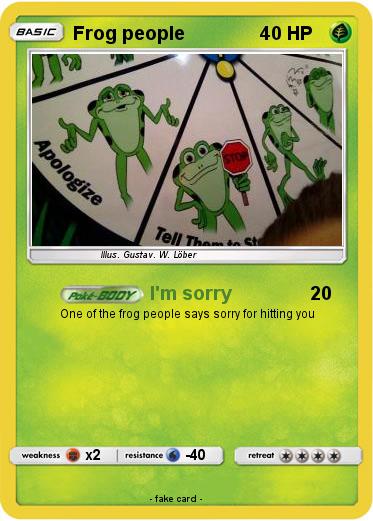 Pokemon Frog people