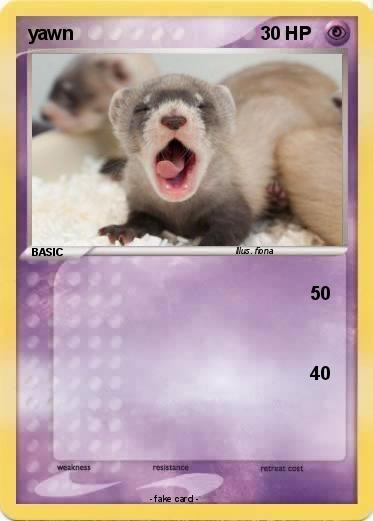 Pokemon yawn
