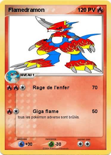 Pokemon Flamedramon