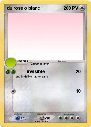 Pokemon du rose o blanc