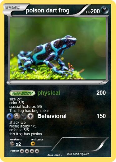 Pokemon poison dart frog