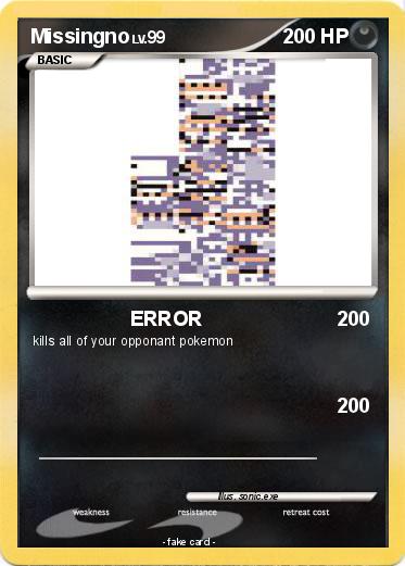 Pokemon Missingno