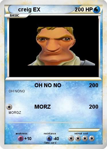 Pokemon creig EX