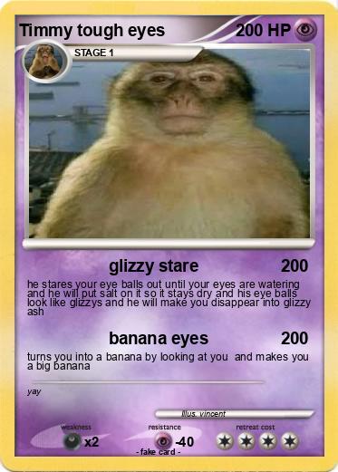 Pokemon Timmy tough eyes