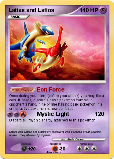 Pokemon Latias and Latios