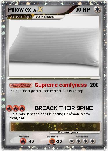 Pokemon Pillow ex