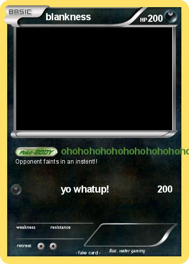 Pokemon blankness