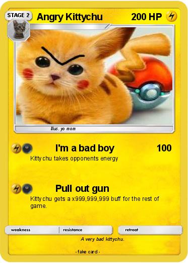 Pokemon Angry Kittychu