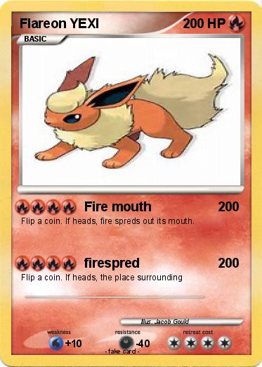 Pokemon Flareon YEXI