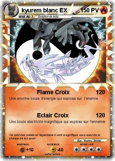 Pokemon kyurem blanc EX