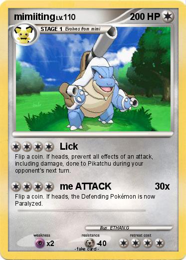 Pokemon mimiiting