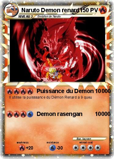 Pokemon Naruto Demon renard