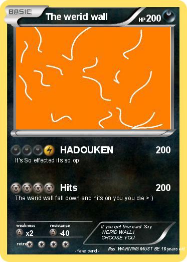 Pokemon The werid wall