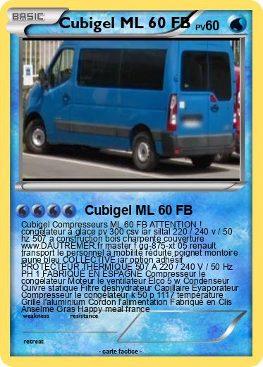 Pokemon Cubigel ML 60 FB