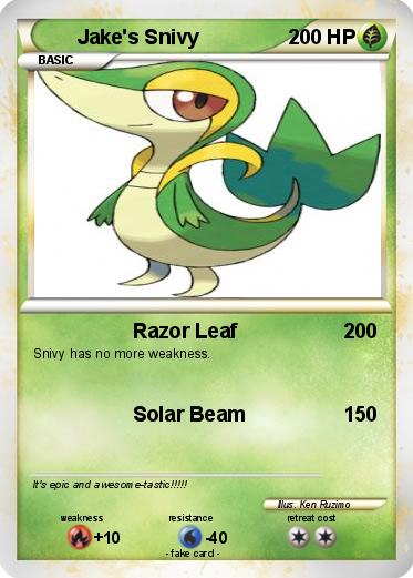 Pokemon Jake's Snivy