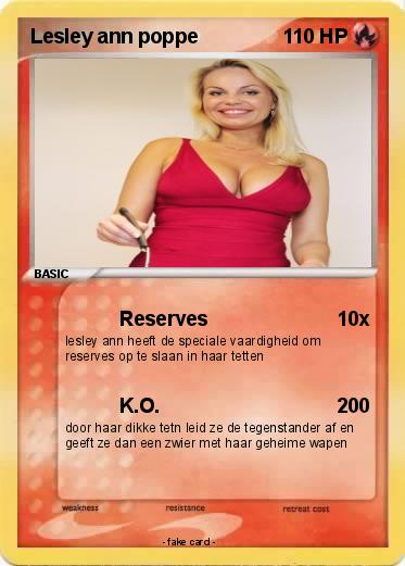 Pokemon Lesley ann poppe