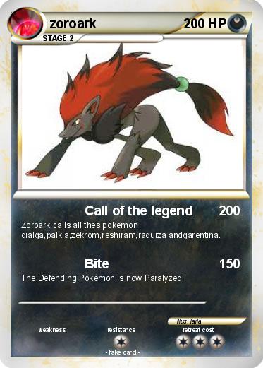 Pokemon zoroark