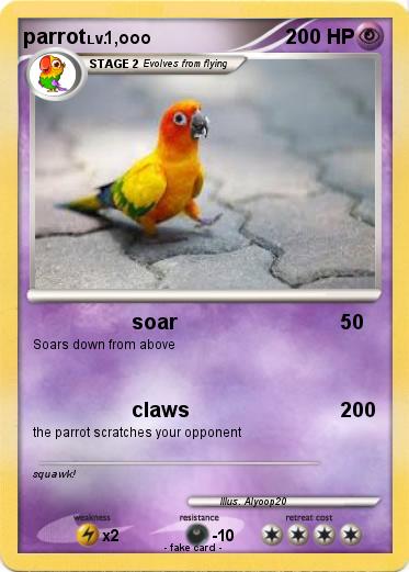 Pokemon parrot