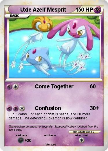 Pokemon Uxie Azelf Mesprit